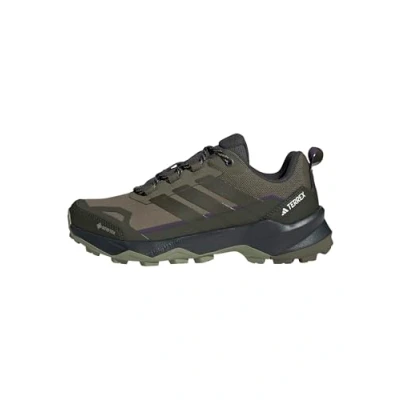 Afbeelding van adidas Terrex Skychaser Ax5 Gore tex Wandelschoenen voor dames, olijfgroen Strata/Night Cargo Groene Tent UK, Olive Strata Night Groen, 42 2/3 EU, cargotent, groen