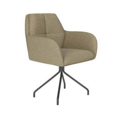Afbeelding van Housecraft Living Pete Eetkamerstoel Draaibaar Metaal Spider Pistache groen