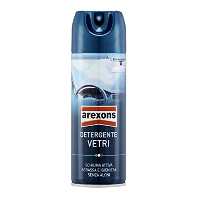 Afbeelding van Arexons Autoverzorging, schuimglasreiniger 200 ml, glasbehandeling reinigt en ontvet, verwijdert stof, laat geen sporen achter, geschikt voor binnen buitenoppervlakken