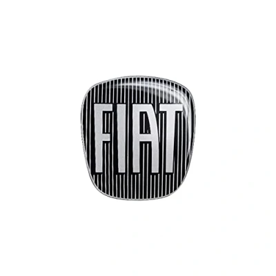 Afbeelding van Fiat 14186E 3D sticker vervangend logo voor grote punto, achterkant, zwart