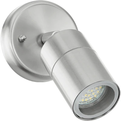 Afbeelding van EGLO Stockholm 1 Buitenverlichting Wandlamp Lichts LED RVS Helder