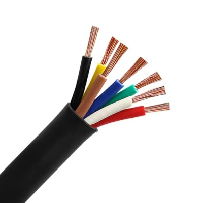 Afbeelding van AOHEWEI 7 aderige kabel voor aanhangers, 20 m sleepkabel, aderig, zwart, caravan en vrachtwagenindustrie