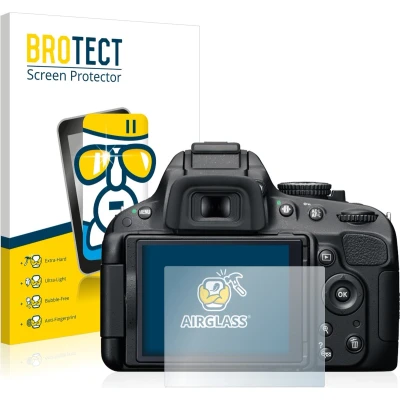 Afbeelding van BROTECT Screenprotector voor Nikon D5100 Folie Beschermfolie Beschermglas transparant