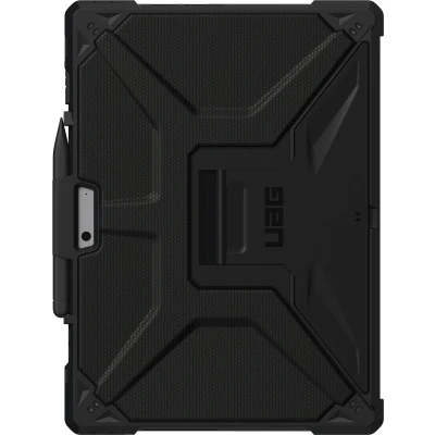 Afbeelding van Urban Armor Gear Metropolis Hoes Geschikt voor Microsoft Surface Pro 9 Back Cover Militaire Bescherming Zwart