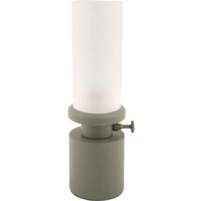 Afbeelding van Leitmotiv Tafellamp Camp LED Groen 9x9x29.5cm Scandinavisch