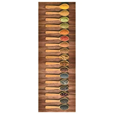 Afbeelding van Keukenmat wasbaar Spoon 60x180 cm