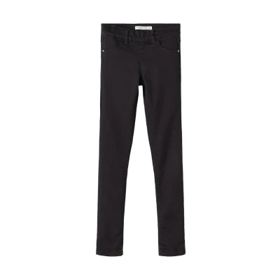 Afbeelding van NAME IT Nittinna Skinny TWI legging F NMT Noos voor meisjes, Zwart (zwart).