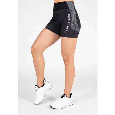 Afbeelding van Gorilla Wear Selah Seamless Shorts, Dames, Maat: L/XL, Black