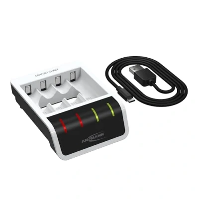 Afbeelding van Ansmann Comfort Smart Lader NiMH AA en AAA
