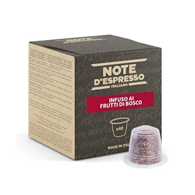 Afbeelding van Note d&#039;Espresso Rode vruchten zetcapsules exclusief compatibel met Nespresso machines, 40 x 3 g