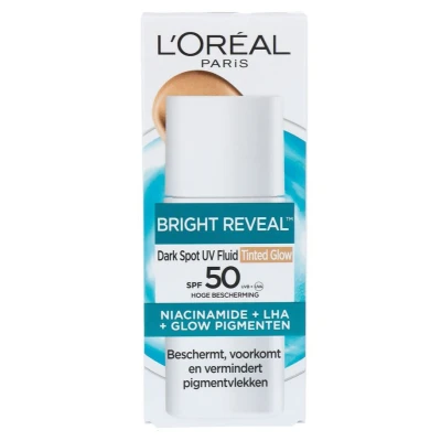Afbeelding van L&#039;Oréal Paris Bright Reveal Daily UV Fluid Tinted Glow SPF 50+ 50ml