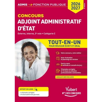 Image de Concours Adjoint administratif d&#039;État Catégorie C Tout en un
