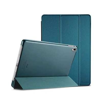 Afbeelding van ProCase Ultradunne beschermhoes Voor iPad Pro 9,7 inch Met lichte standaard matte doorschijnende achterkant Apple (A1673 A1674 A1675) Teal