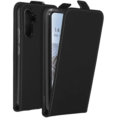 Afbeelding van Accezz Hoesje Geschikt voor Samsung Galaxy A34 (5G) Met Pasjeshouder Flipcase Zwart