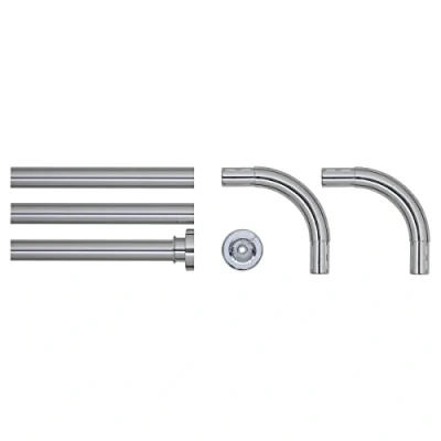 Image de Sealskin Tringle de rideau douche combi Chrome