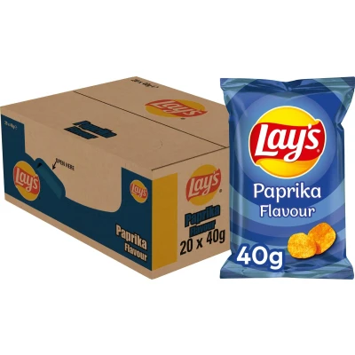 Afbeelding van Lay&#039;s Paprika Chips 20 x 40 gram