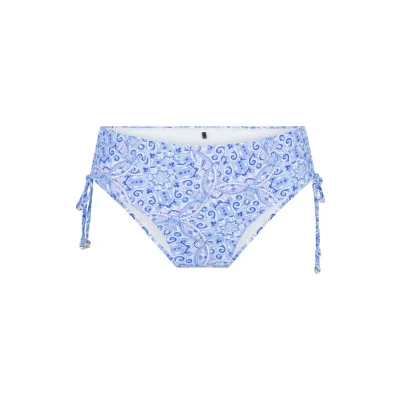 Afbeelding van Lingadore Short Bikinibroekje, Dames, Maat: 38, Blue paisley print