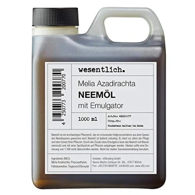 Afbeelding van Wesentlich Neemolie met emulgator, kant en klaar gemengd voor direct gebruik, 1000 ml