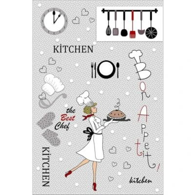 Afbeelding van Mani Textile Tapijt Bon Appetit afmetingen 40 x 60 cm