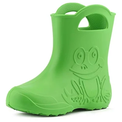 Afbeelding van Ladeheid LA CA Frog Kinder Regenlaarzen Rubber Licht EVA Groen 30/31