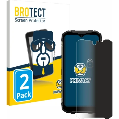 Afbeelding van BROTECT privacy screenprotector voor Doogee S96 Pro Folie Beschermfolie Blauwlichtfilter (2 Stuks)