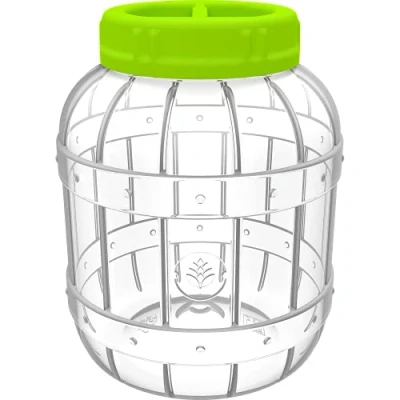 Afbeelding van Browin 602015 glazen dekselvat voor zoute komkommers, 5 liter PET