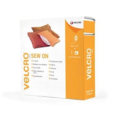 Afbeelding van Velcco VEL EC60285 naaiband, 20 mm x 10 m, rood