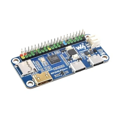 Afbeelding van RP2040 PiZero Development Board Based On Microcontroller, 264 KB SRAM en 16 MB Onboard Flash Memory, DVI Interface, TF Card Slot PIO USB poort, ondersteunt C/C++, MicroPython,