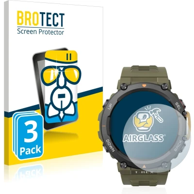 Afbeelding van BROTECT AirGlass kogelwerende glasfolie, Smartwatch beschermfolie, Transparant