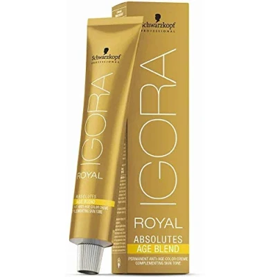Afbeelding van Schwarzkopf Igora Royal Absolutes haarverf 60 ml 7 710 Middenblond Koper Cendré