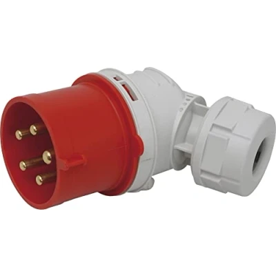 Afbeelding van SIROX CEE WISt. 32A,5p.6h,400V, IP44 rot 811.055 Haakse stekker 32 A 5 polig 400 V 1 stuk(s)