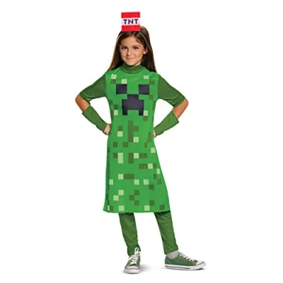 Afbeelding van Disguise Minecraft Officieel kostuum voor kinderen, meisjes, Halloween maat M