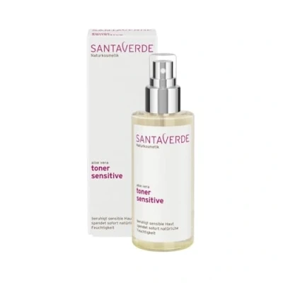 Afbeelding van Santaverde Reinigingstonic Aloë Vera Sensitive Dames 100 Ml Geel