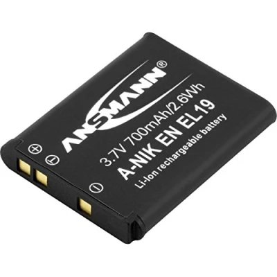 Afbeelding van Ansmann A Nik EN EL19 oplaadbare batterij/accu Lithium Ion (Li Ion) 700 mAh 3,7 V