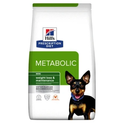 Afbeelding van Hill&#039;s Prescription Diet Metabolic Mini Weight Management Zak Hondenvoer Kip 1 kg
