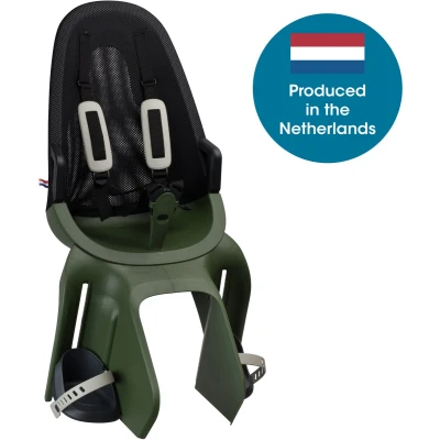 Afbeelding van Qibbel Air Fietsstoeltje Achter Bagagedrager bevestiging Magic green