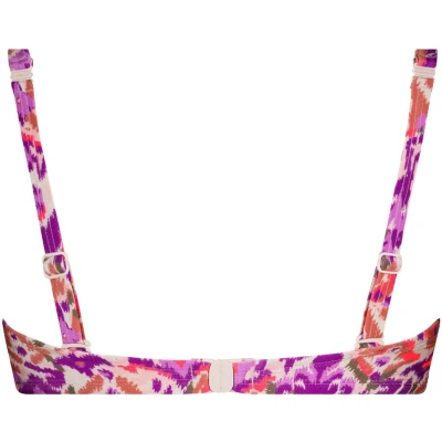 Afbeelding van ten Cate Beach Bikinitop Summer Ikat Gradient Paars/dessin 42C