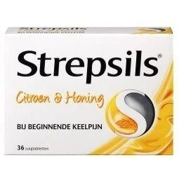 Afbeelding van Strepsils Zuigtablet met Citroen en Honing