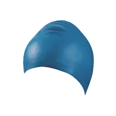 Afbeelding van Latex badmuts blauw voor volwassenen Zwembad badmutsen
