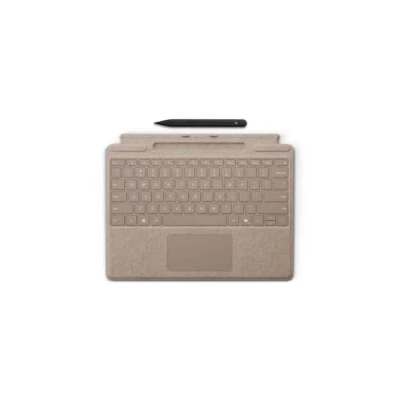 Afbeelding van Microsoft Surface Pro toetsenbord met Slim Pen Platina QWERTZ Compatibel Copilot+ PC (11e editie), 9 &amp; 8
