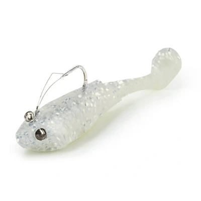 Afbeelding van Molix RT Flip Tail Shad White 9.65cm (21g)