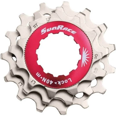 Afbeelding van SunRace Sluitring met kransjes 12V 11/13/15T zilver