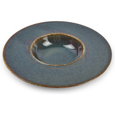 Afbeelding van Bonbistro Diep bord 24/11xH4cm groen Cirro (Set van 6)