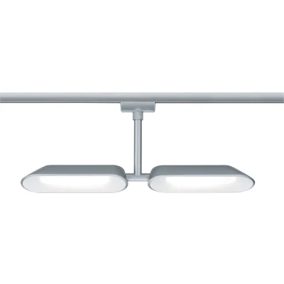 Afbeelding van Paulmann URail LED spot Dipper 2x8W 2700K dimbaar chroom mat