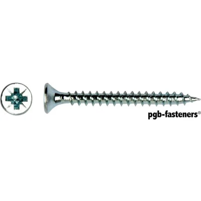 Afbeelding van PGB Fasteners Spaanplaatschroef VZK Staal 3,5 x 35 mm