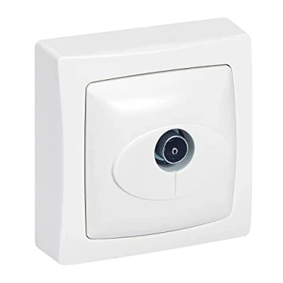Afbeelding van Legrand Telefoon stopcontact 8 T contacten opbouw wit