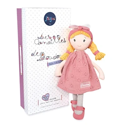 Afbeelding van Jolijou DE KANAALS lappenpoppen Suzette roze JJ6019