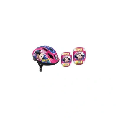 Image de DISNEY MINNIE Combo casque + genouilleres coudieres