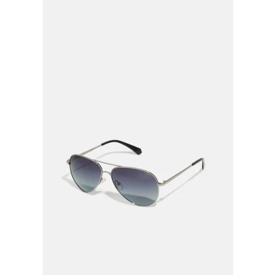 Afbeelding van Polaroid Aviator Mens Ruthenium grijze gradiënt gepolariseerde zonnebril