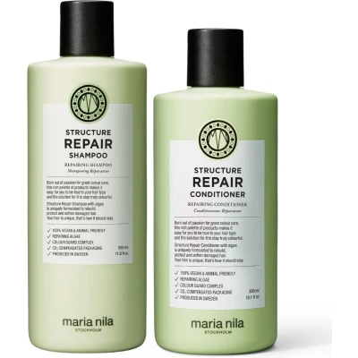 Afbeelding van Maria Nila Structure Repair Care Set (Shampoo + Conditioner)